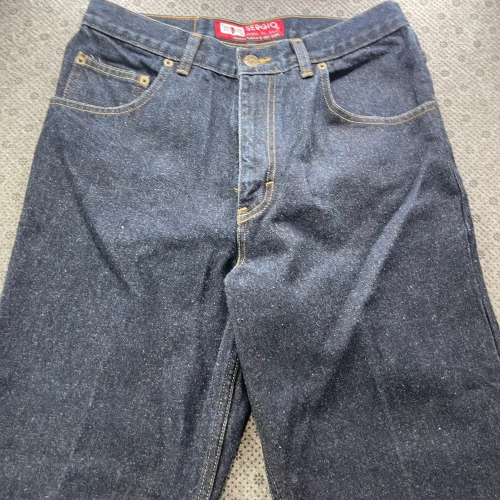 Vintage Sergio Valente Indigo Straight Leg Jeans Mens  Dark Wash Denim W30xL27